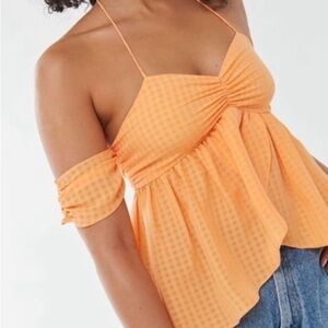 Urban outfitters orange top